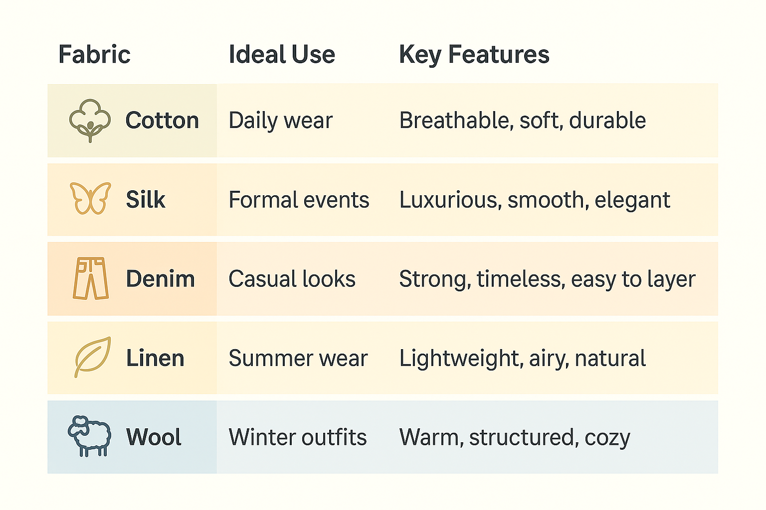 Fabrics & Fits The Real Backbone of Fashion