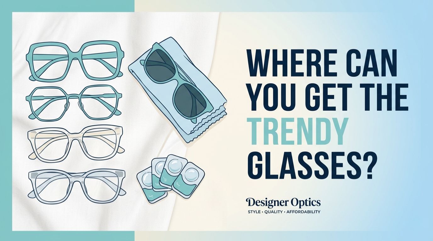 Where Can You Get Trendy Glasses Explore Designer Optics Now