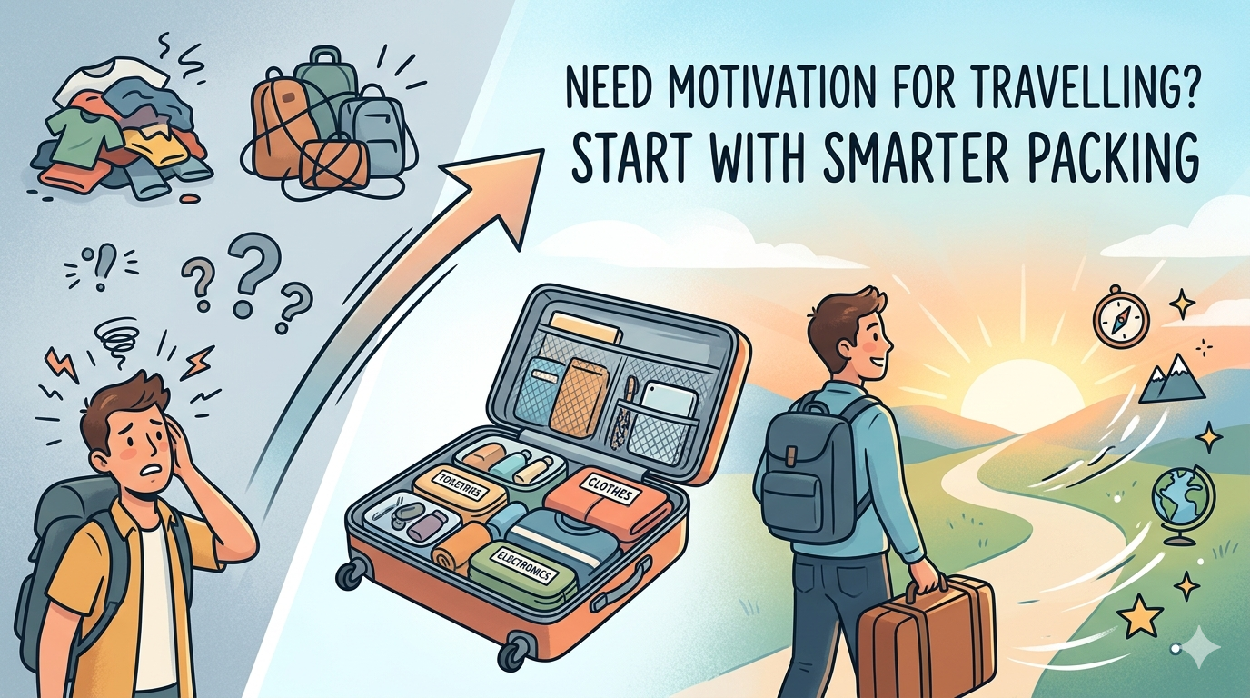 Need Motivation for Travelling Start With Smarter Packing