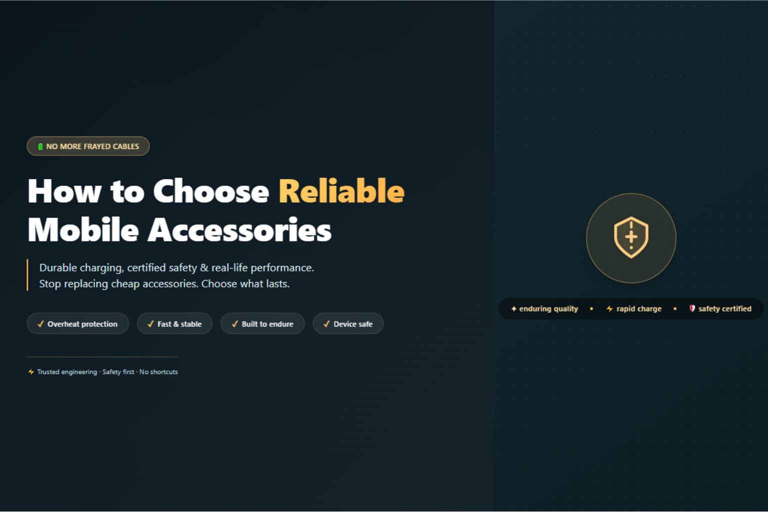 How to Choose Reliable Mobile Accessories