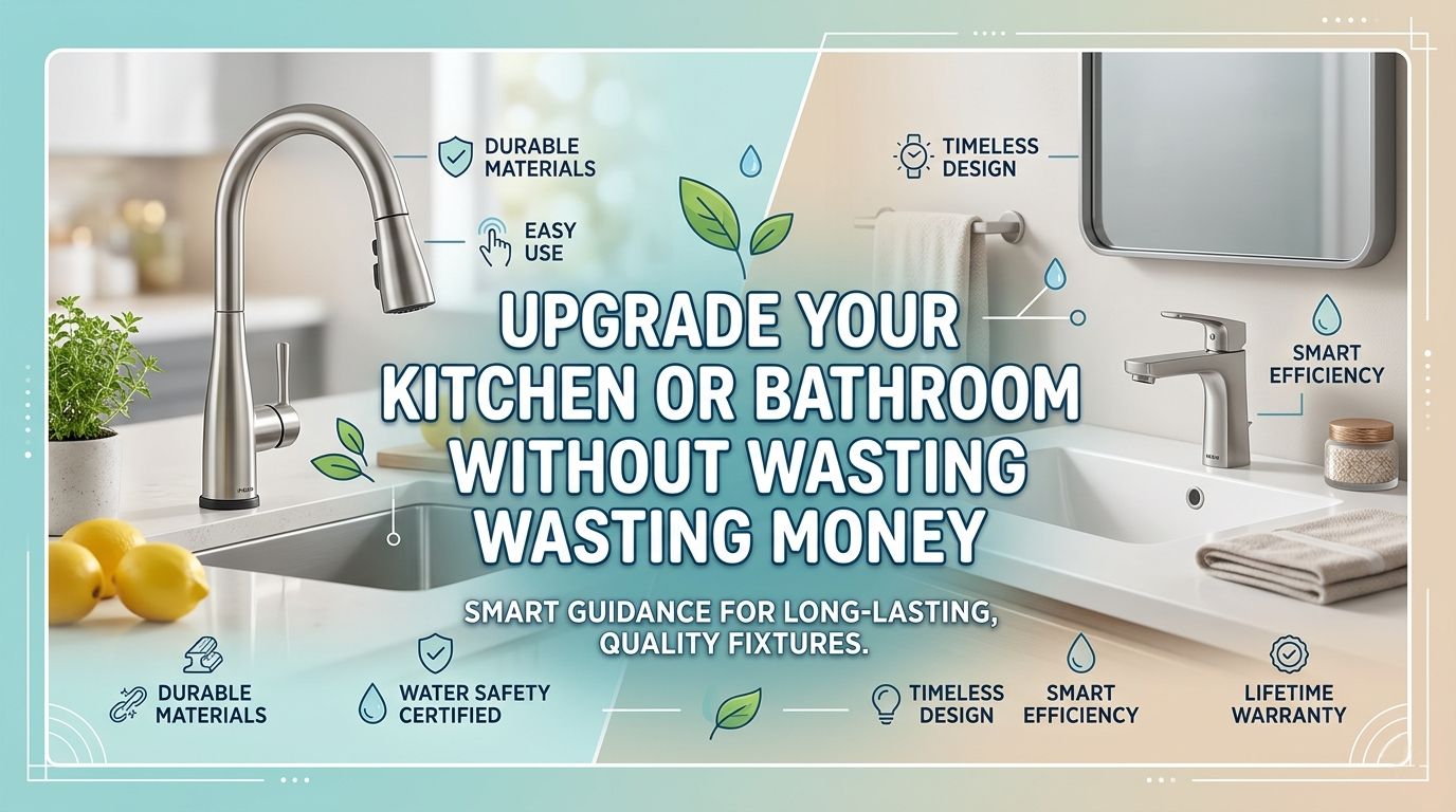 How to Upgrade Your Kitchen or Bathroom Without Wasting Money