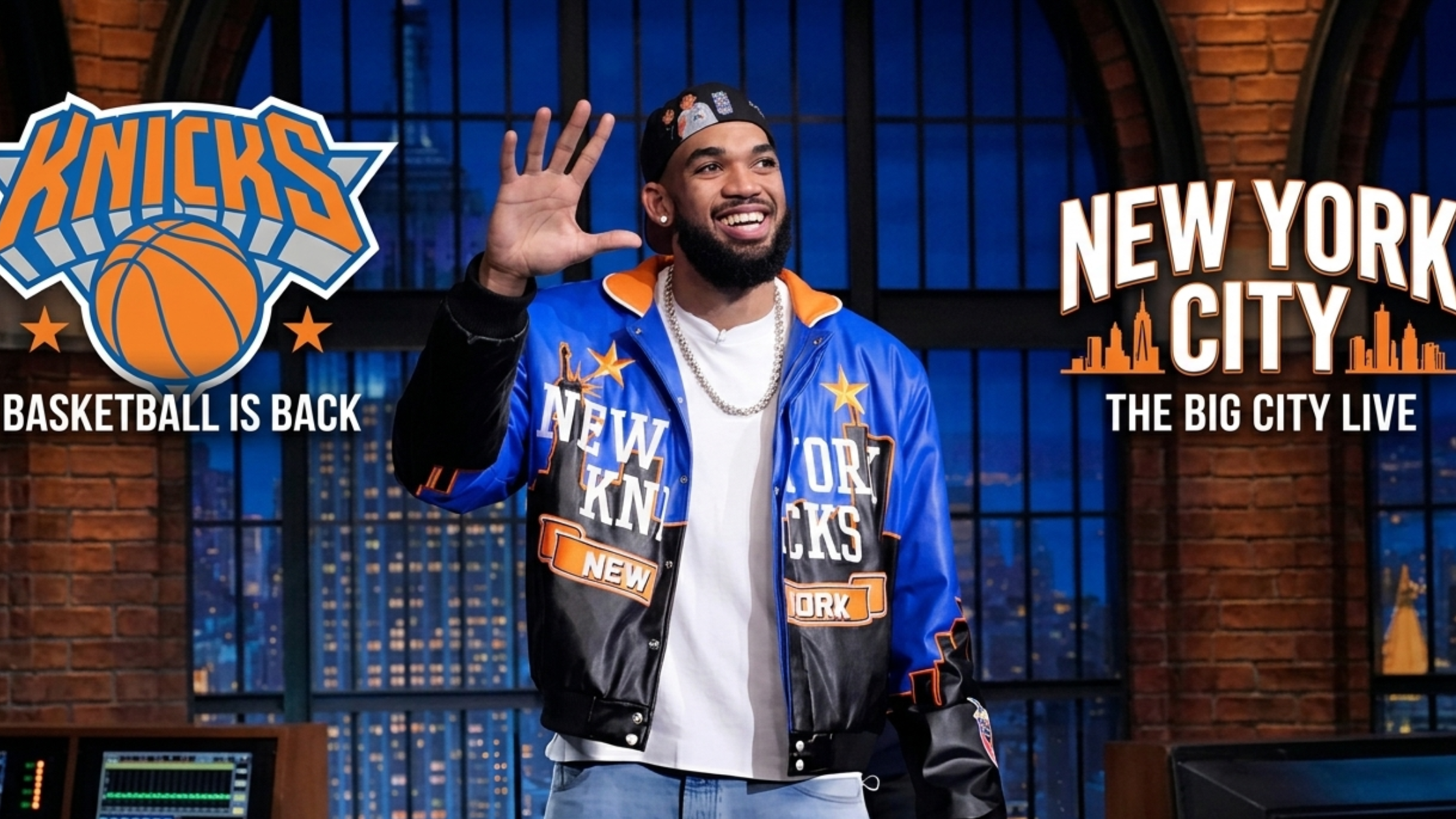 Karl-Anthony Towns Knicks Jacket
